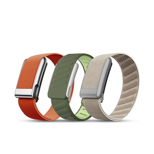 Dado Multi-Pack Wrist Bands Compatible with Whoop 5.0 Peak One & Life MG Hydroknit Nylon Sport Silicone Premium Nylon Replacement Straps with Hook Clasp Quick Link Slider (Outdoor Adventure)
