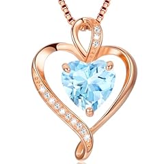 Rose gold - 03 March - Aquamarine Light Blue