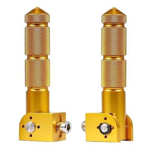 Pédales universelles M8 rétractables pour moto et karting