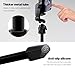 Jinbei Mini Tripod for LED Video Light with 1/4 Screw Mount, Small Vlogging Travel Tripod Adjustable Ball Head, Desk Tripod Stand for Webcam, Handheld Tripod for LED Video Light Digital Camera