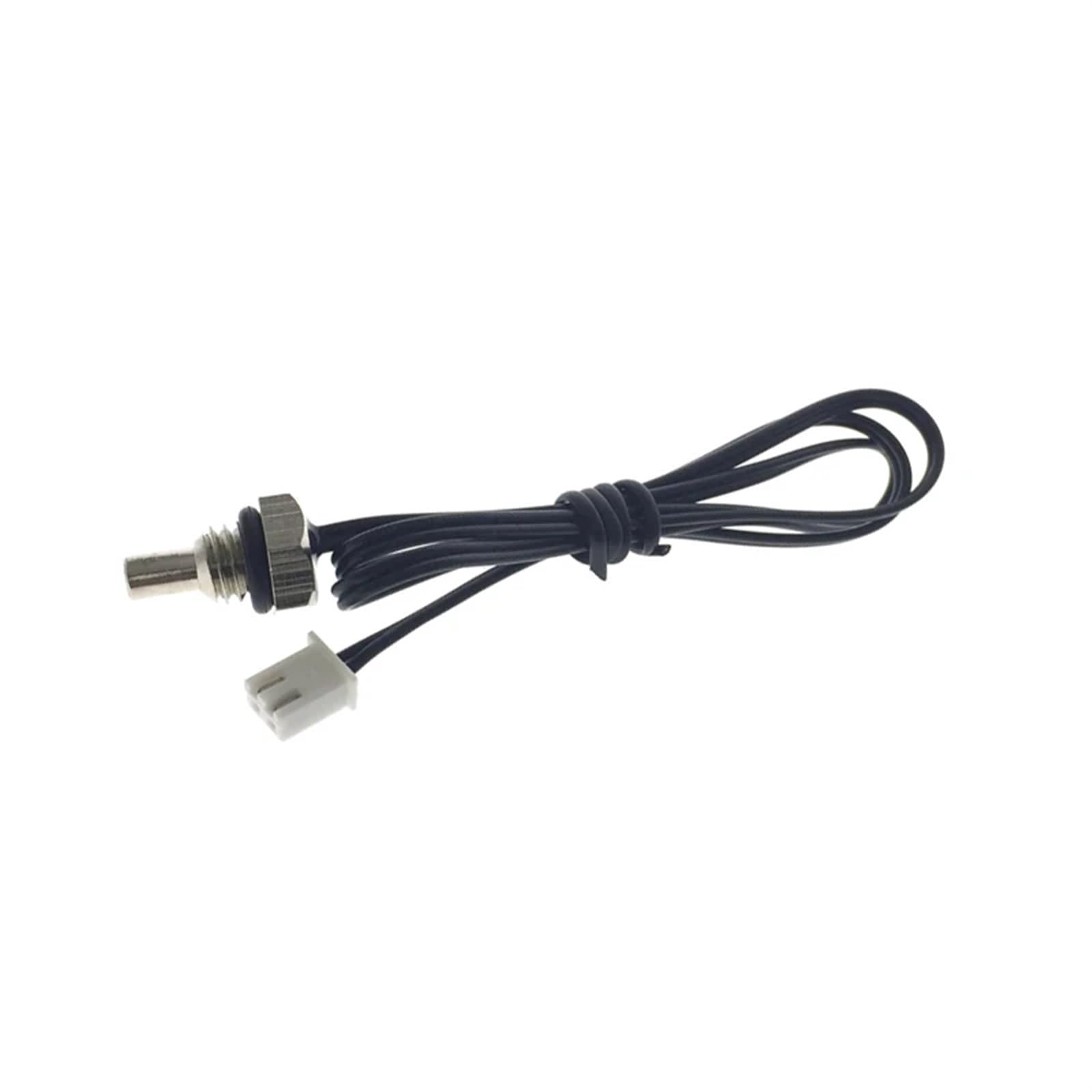 Sensore di Temperatura termistore NTC M8x4x1,25mm Sonda con Filettatura Resistenza 10k 50k 100k Valore B3950 L=0,5M 1M 2M (Color : 10K 0.5M The Plug)