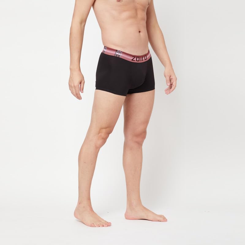 Image of Zoiro Men's Soft Cotton Blend Solid Trend Trunk (Pack of 2) |Colours May Vary