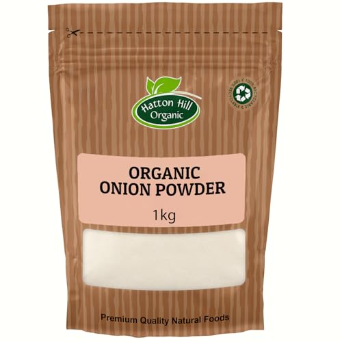 Organic Onion Powder 1kg by Hatton Hill | Premium, Aromatic, and Versatile Seasoning for All Your Culinary Needs