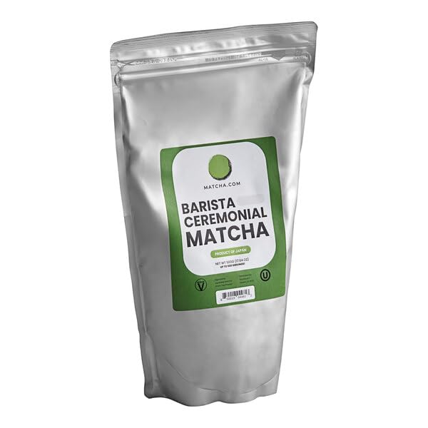 Matcha com Ceremonial Barista Matcha Powder 1 1 lb 500g Premium Japanese Green Tea for Cafes Restaurants Foodservice