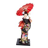 Taille idéale : la décoration de femme kimono est parfaitement dimensionnée pour un placement facile sur des étagères, des tables à manger ou des tables basses, ce qui en fait une décoration idéale pour divers environnements, sculpture de kimono, figurine de kimono