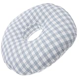 GRADENEVE Almohada Cómoda para Piercing con Agujero para Oreja, de Algodón y Fibra Transpirable, Cuida Cuello y Cara, Adecuado para Dormir de Lado en Casa o Escuela