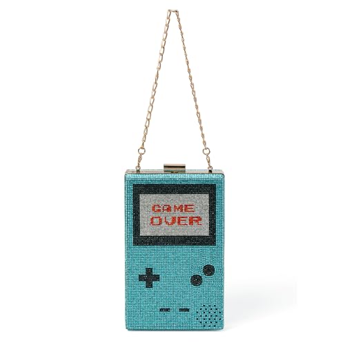Image of Women Retro Crossbody Bag Rhinestone Fun Unique Evening Clutch Purses for Women
