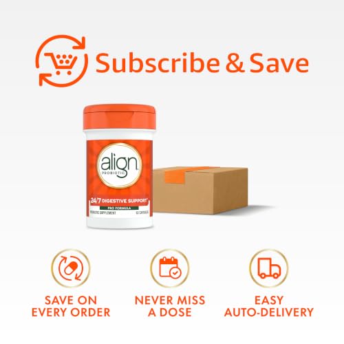 Align Probiotic, Pro Formula, Probiotics for Women and Men, Probiotics for Digestive Health, Men and Womens Probiotic Capsules Help Relieve Occasional Bloating & Gas*, 63 Capsules - image 8