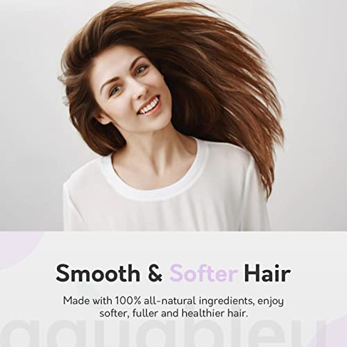 Aquableu Natural Lavender Vanilla Conditioner - Gentle Ultra Calming Multitasking Cleanser - Nourishing & Restorative - Jojoba Oil - Sulfate Paraben & Silicone Free - Safe For Color Treated Hair 16 Oz (Packaging May Vary) #TOP1