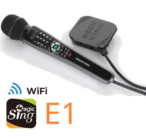 New MagicSing E-1 Smart Home Karaoke System Microphone Stream 10,000+ English/American Songs ·