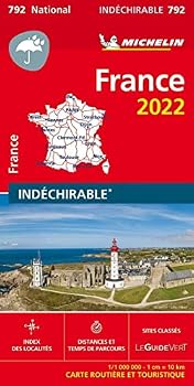 Map Carte Nationale France 2022 - Indéchirable [French] Book