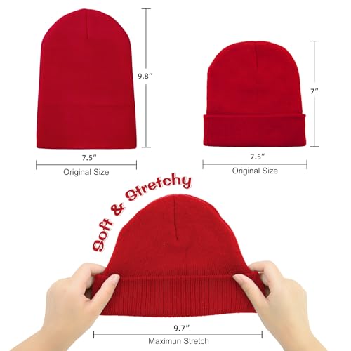 Image of Century Star Kid's Soft Slouchy Beanie Hat Toddlers Winter Cute Cuff Baggy Hip-hop Hat Boys Girls Youth Knit Skull Cap