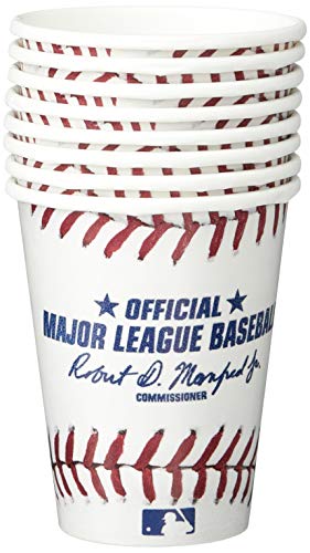 Adorable Rawlings Baseball Cups - 9 oz (Pack of 8)