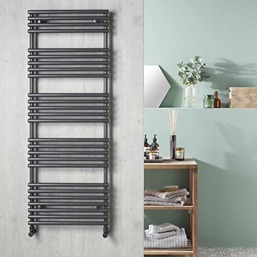 Porte-serviettes anthracite haut de gamme Essentials - 2