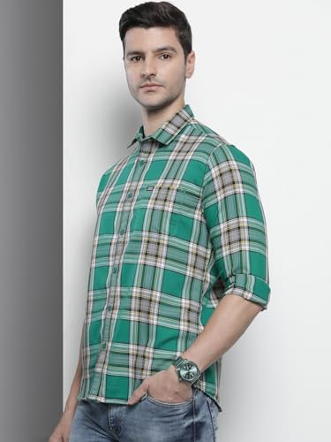 Image of THE Indian Garage CO Men Polycotton Slim Fit Shirt