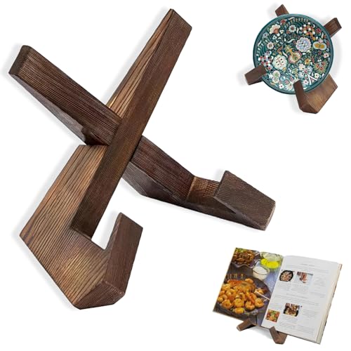 Buchständer Holz, Kochbuchhalter, Buchhalter,...