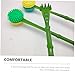 NOLITOY 2pcs Ergonomic Back Scratcher Massage Tool Handle Itch Relief for Adults Compact Design for Home Travel Plastic Hammer for Full Body Relaxation