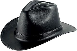 SafeTruck Heavy Duty Cowboy Style Hard Hat - Black