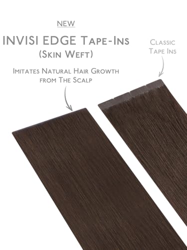 Image of WENNALIFE Invisi Edge 8cm Tape in Hair Extensions Human Hair