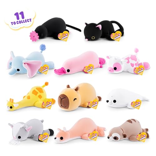 Hug-A-Lumps von ZURU 0.75 Kg, 3er-Pack, zufällige Auswahl, gewichtetes kuscheliges weiches Plüschtier, Komfortbegleiter, zur Angstlinderung, beruhigendes weiches Spielzeug für Kinder und Erwachsene