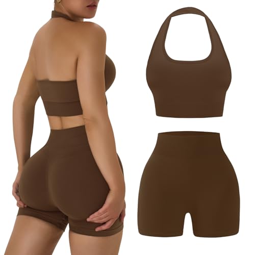 10 Best Workout Sets Women Can't Wait to Show Off at the Gym 5 OLCHEE Women's 2 Piece Workout Set with Shorts