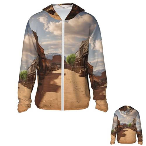 Chaqueta para hombre con protección solar UPF 50+ y capucha miniatura 1
