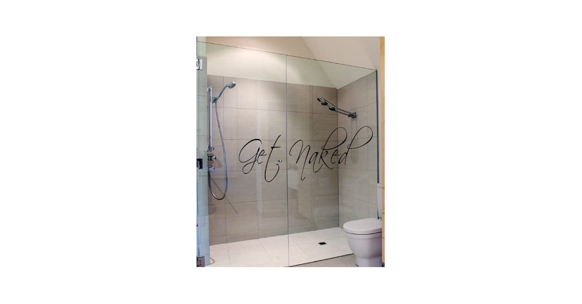 Vivegate Get Naked Sign U2013 18" X 25" Get Naked Sign For Bathroom Wall Decor Bath Word Art Decals Black Metal Letters