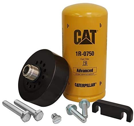 XDPDuramax CAT Adapter with 1R-0750, Bleeder Screw & Spacer
