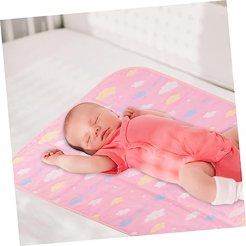 Totority 2 Unidades Almofada De Cama Infantil Trocador De Bebê Portátil Forro De Almofada De Mudança