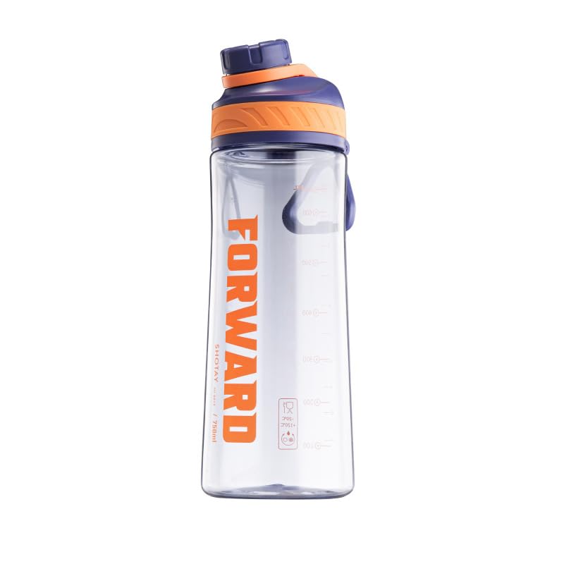 Image of THE VENTI SHOTAY COOL Unbreakable Water Bottle with Sipper BPA Free Tritian, Leak-Proof Water Bottle Ideal for Office, Sports, School, Gym (750ML-Purple)