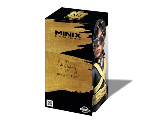 BANDAI Minix Sammelfigur, 12 cm, Michael Jackson 10K, Sammlerstücke für Ausstellung, Geschenkidee, Spielzeug für Kinder und Erwachsene, Musikfans (MN18895)