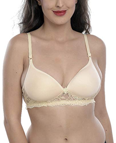 Image of FIMS - Fashion is my style Women Lace Padded Bra Lightly Pad Full Coverage