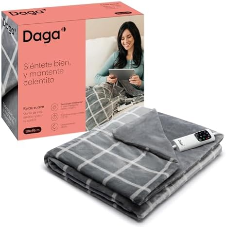 Daga Relax Suave, Manta térmica eléctrica de Sofá, Tecnología Int...