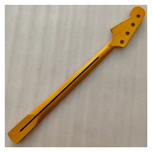 KERREY Amarelo Maple 20 Fretes Baixo Guitarra Pescoço 4 Corda De Maple Fingerboard Baixo Pescoço Sub