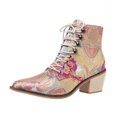Bottines de cowboy vintage idéales pour vos festivals et sorties citadines