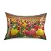 Federa Festa della Mamma Bellissimi Fiori di Tulipani Primaverili Copri Cuscini Stampato Cuscino Copricuscini Astratta Caso Federa per Camera, Giardino, Divano, 40X60Cm