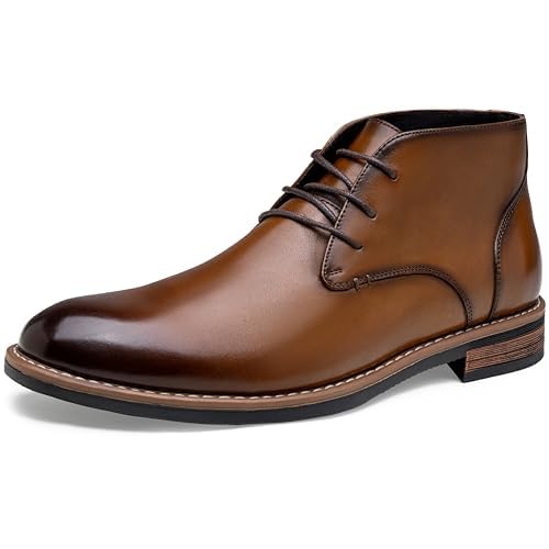 Jousen Mens Chukka Boots Classic Leather Dress Boot