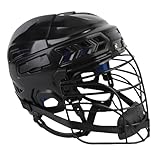 RiToEasysports Hockey-Helm, Hockey-Trainingshelm-Schutzausrüstung mit Gesichtsmaskenkäfig für Sportausrüstung (S)