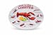 4 Lobster Plates OVAL Plastic How To EAT LOBSTER Diagram