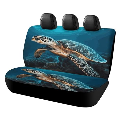 Funda de asiento de coche para SUV y furgoneta Sea Turtle2, tapicería limpia en viajes