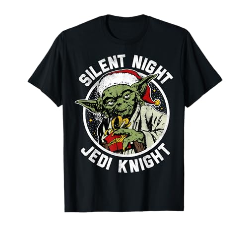 T-shirt Star Wars Noël Yoda : le haut imprimé Jedi Knight