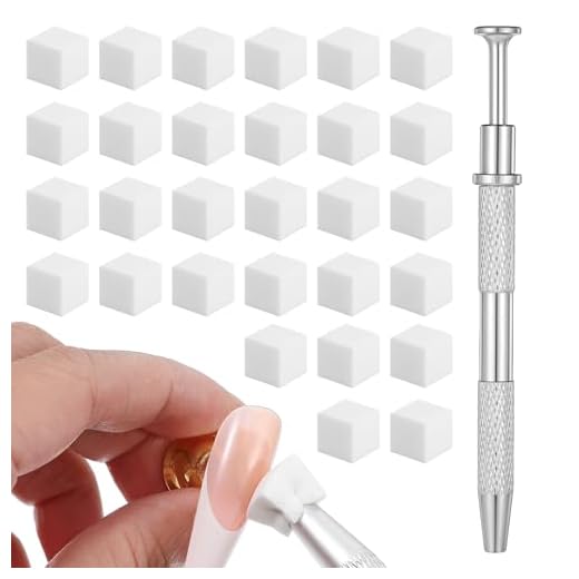 200 Stück Nail Art Schwamm mit Metallgreifer Sponge Brush Applikator Sponge Nagel Pinsel Nageldesign Zubehör Schwammpinsel Verwendet um eine Vielzahl für Gradient Nail Art Patterns zu Erstellen