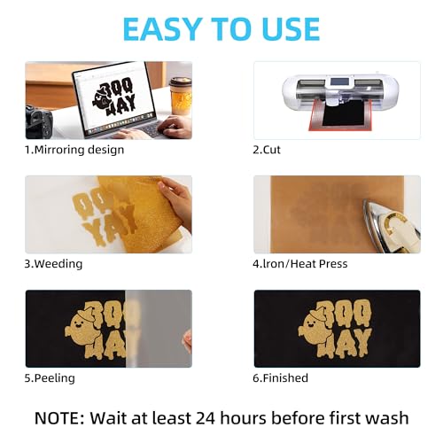 Image of guangyintong HTV Heat Transfer Vinyl Bundle, 41 Pack 12 inch x 10 inch Iron on Vinyl for T-Shirt 31 Assorted Colors Clossy and Glitter HTV Vinyl for All Cutting Machine Easy to Cut & Weed