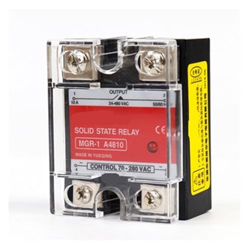 SSR-10AA relais monophasé pour commutation AC silencieuse et sans usure mécanique