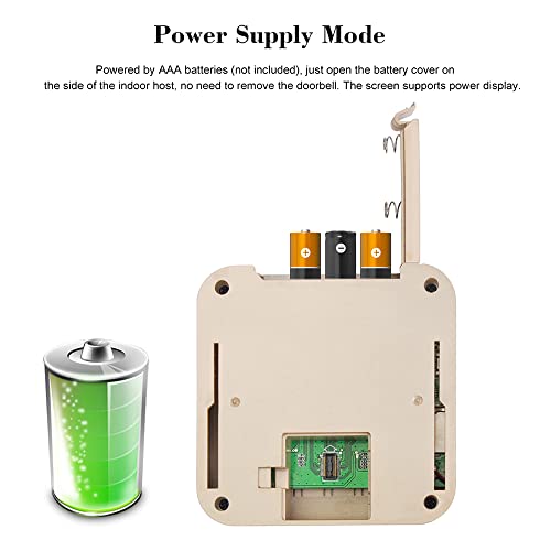 lifcasual Visualizador digital de porta olho mágico câmera de porta campainha de visão noturna sessã