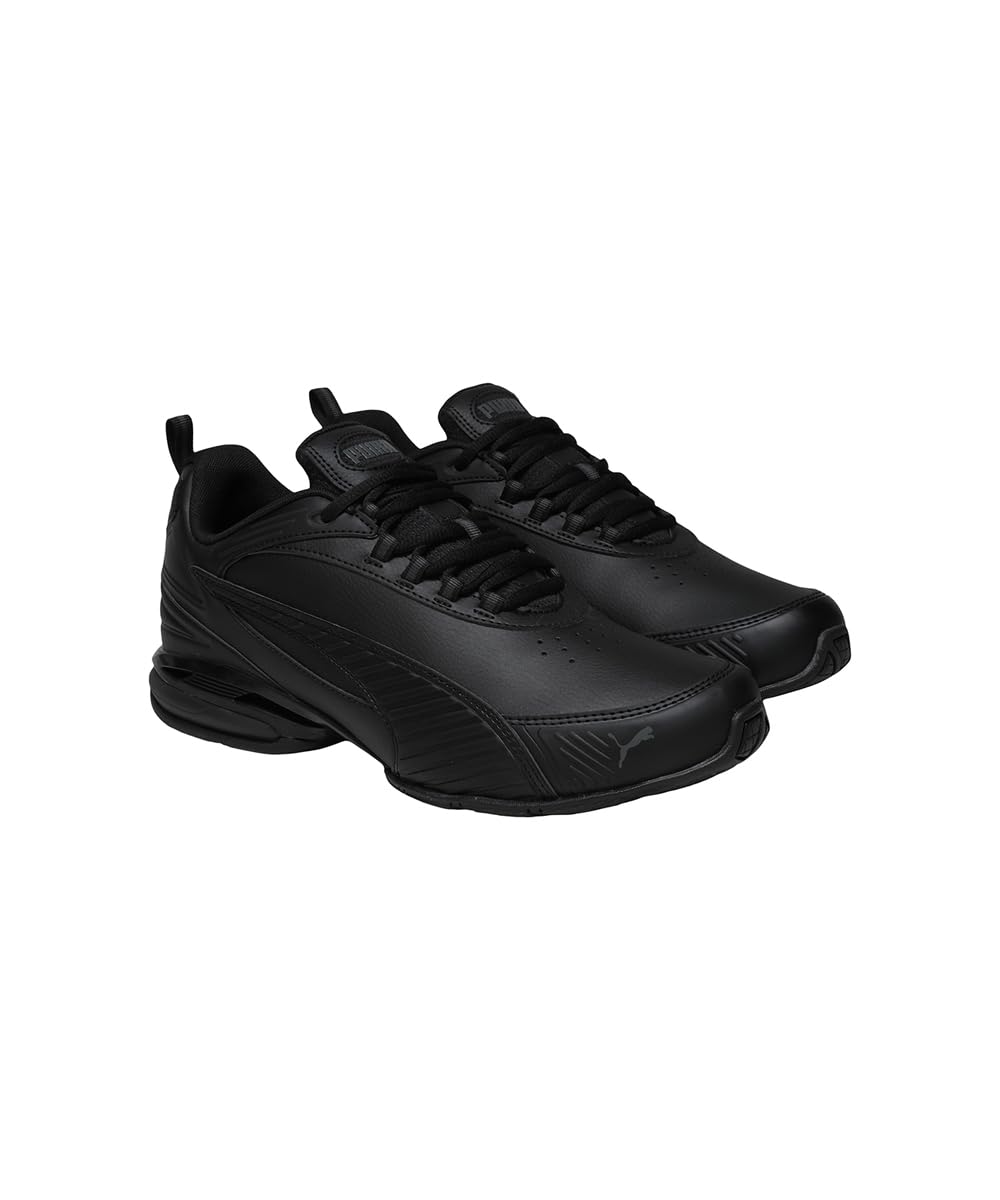 PUMA Magnetic SL (31243303) męskie sneakersy czarne, sznurowane, wygodne, ze sztucznej skóry, do uprawiania sportu, na co dzień, klasyczne, minimalistyczne