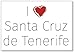 Mundus Souvenirs - Amo Santa Cruz de Tenerife, Imán para Nevera (diseño 3)