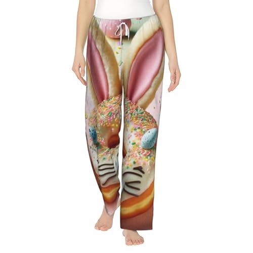 Pantalon de pyjama en flanelle lapin pour vos soirées cocooning