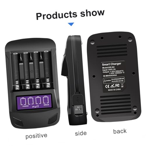 Chargeur de batterie USB intelligent HOMSFOU écran LCD tension décharge maison - 6