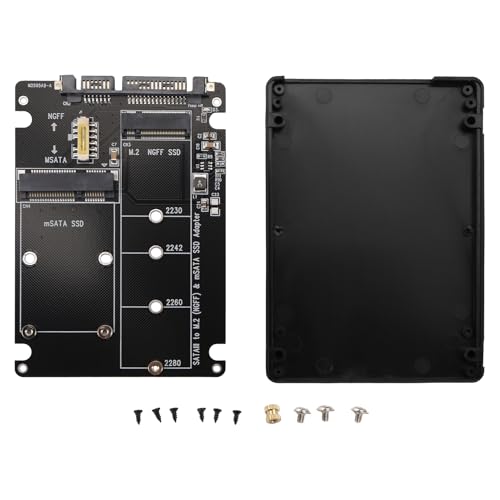 Adaptador NGFF a Serial MSATA a SATA3.0 2 en 1 miniatura 1